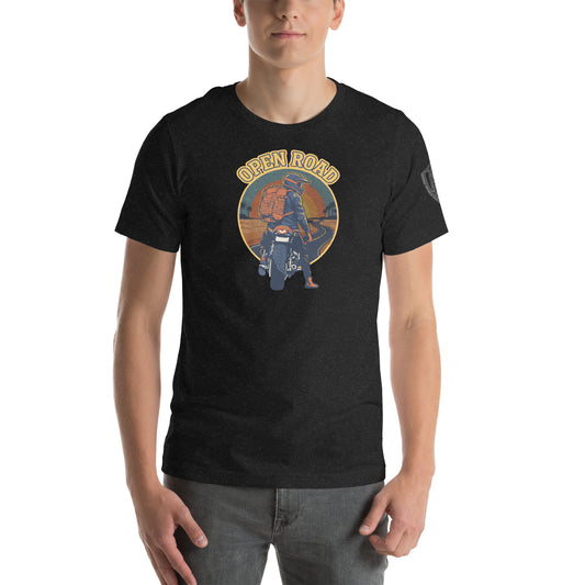Open Road Graphic T-Shirt Black Heather