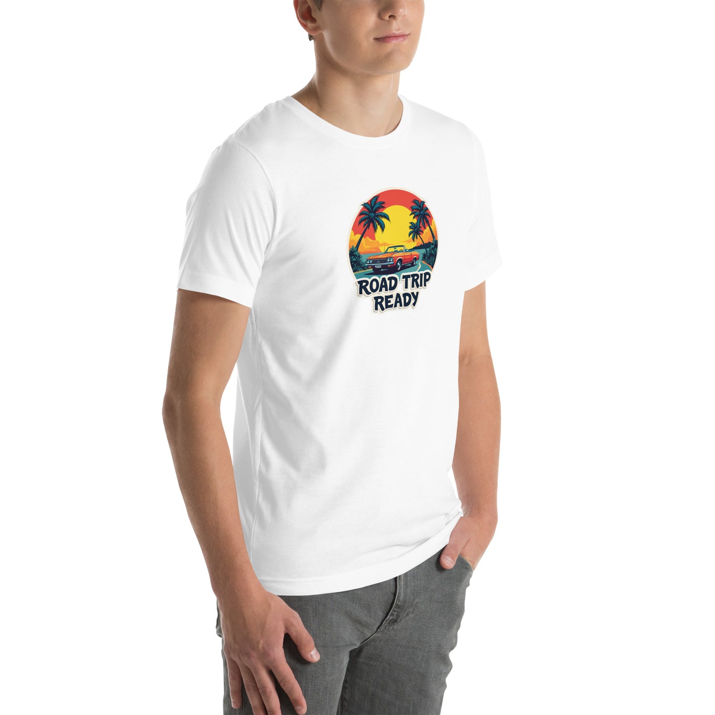 Chrome Dreams Road Trip Retro Graphic T-Shirt