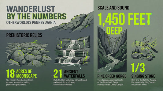 Beyond the Postcard: Pennsylvania’s Otherworldly Wanderlust by the Numbers