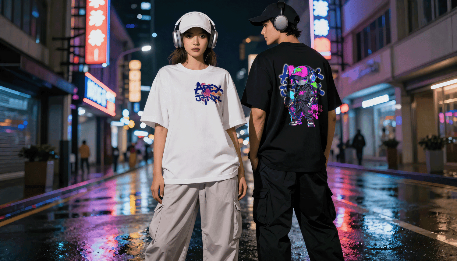 Neon Urbanism Streetwear Tees