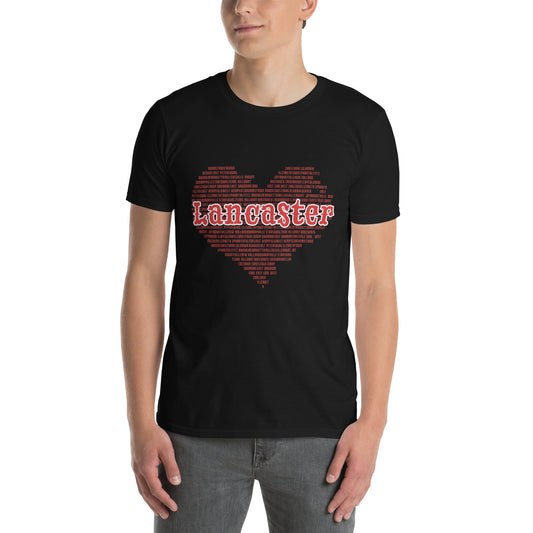 The Heart of Lancaster County Graphic T-Shirt Black