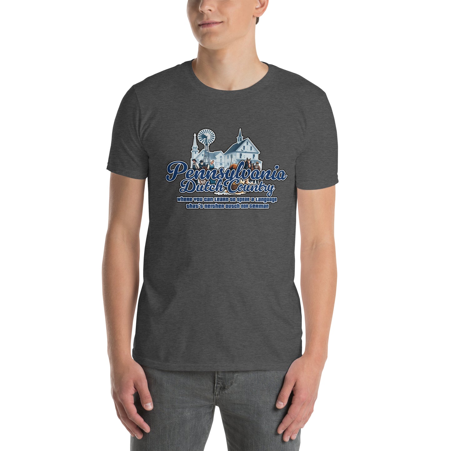 The Pennsylvania Dutch Paradox Graphic T-Shirt Dark Heather Grey