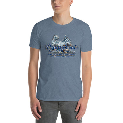 The Pennsylvania Dutch Paradox Graphic T-Shirt Heather Indigo