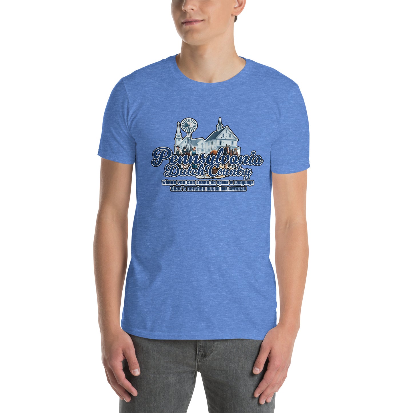 The Pennsylvania Dutch Paradox Graphic T-Shirt Heather Royal