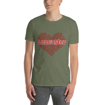 The Heart of Lancaster County Graphic T-Shirt Military Green
