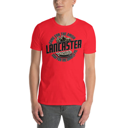 Come for the Amish, Stay for the Pie Graphic T-Shirt Red