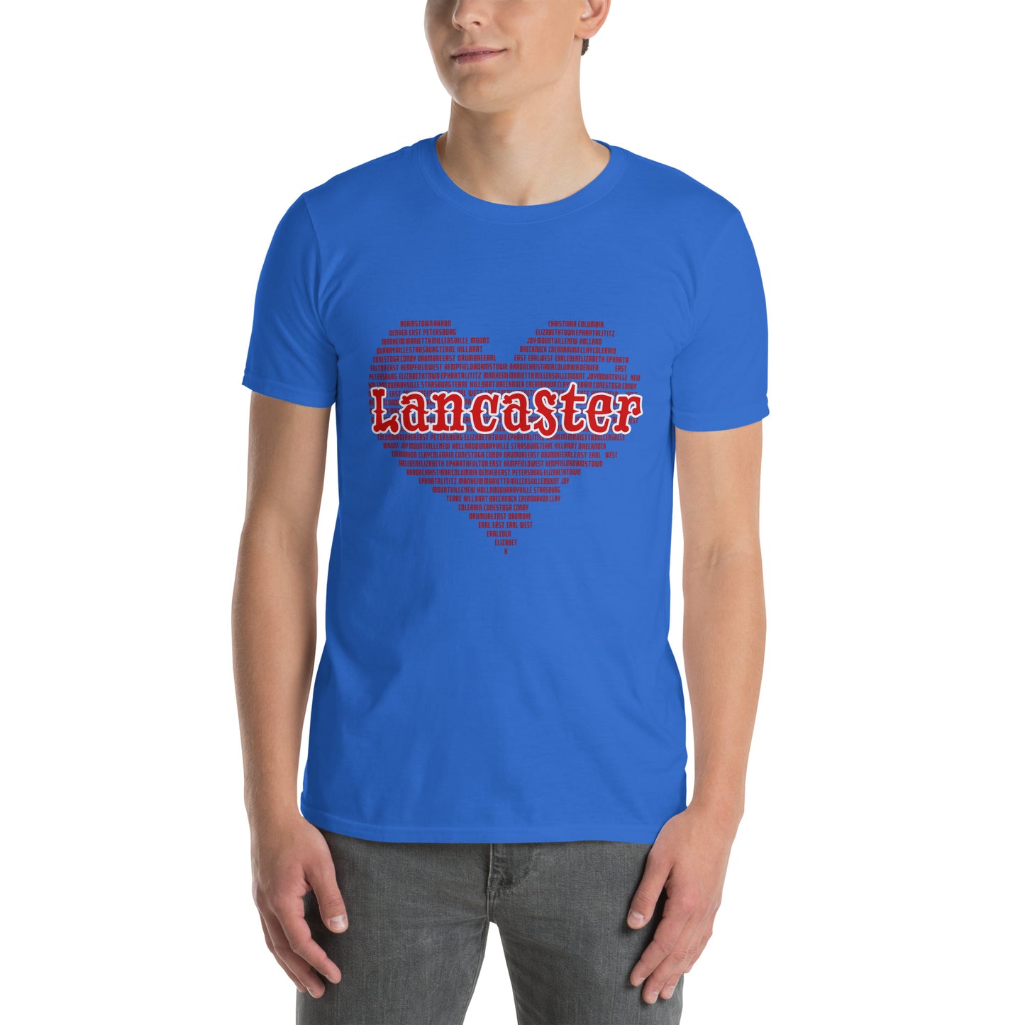 The Heart of Lancaster County Graphic T-Shirt Royal