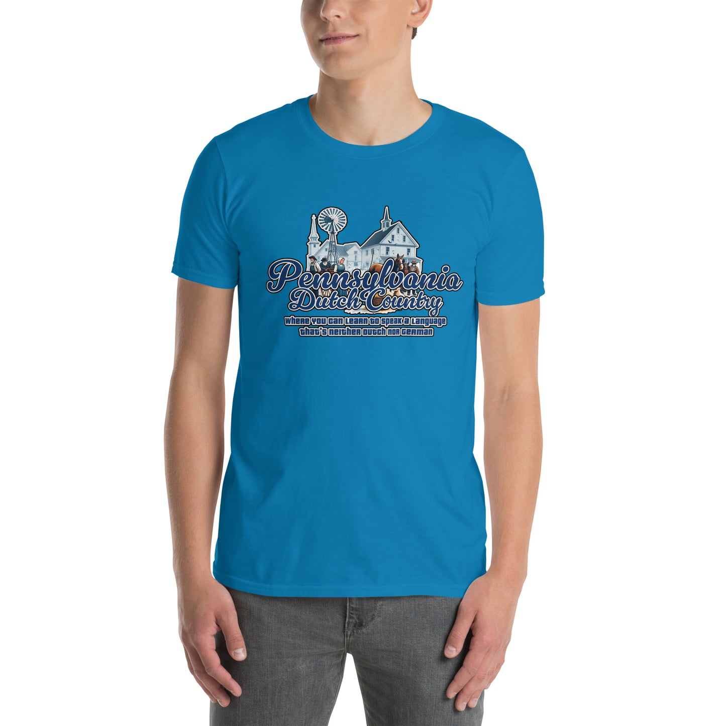 The Pennsylvania Dutch Paradox Graphic T-Shirt Sapphire