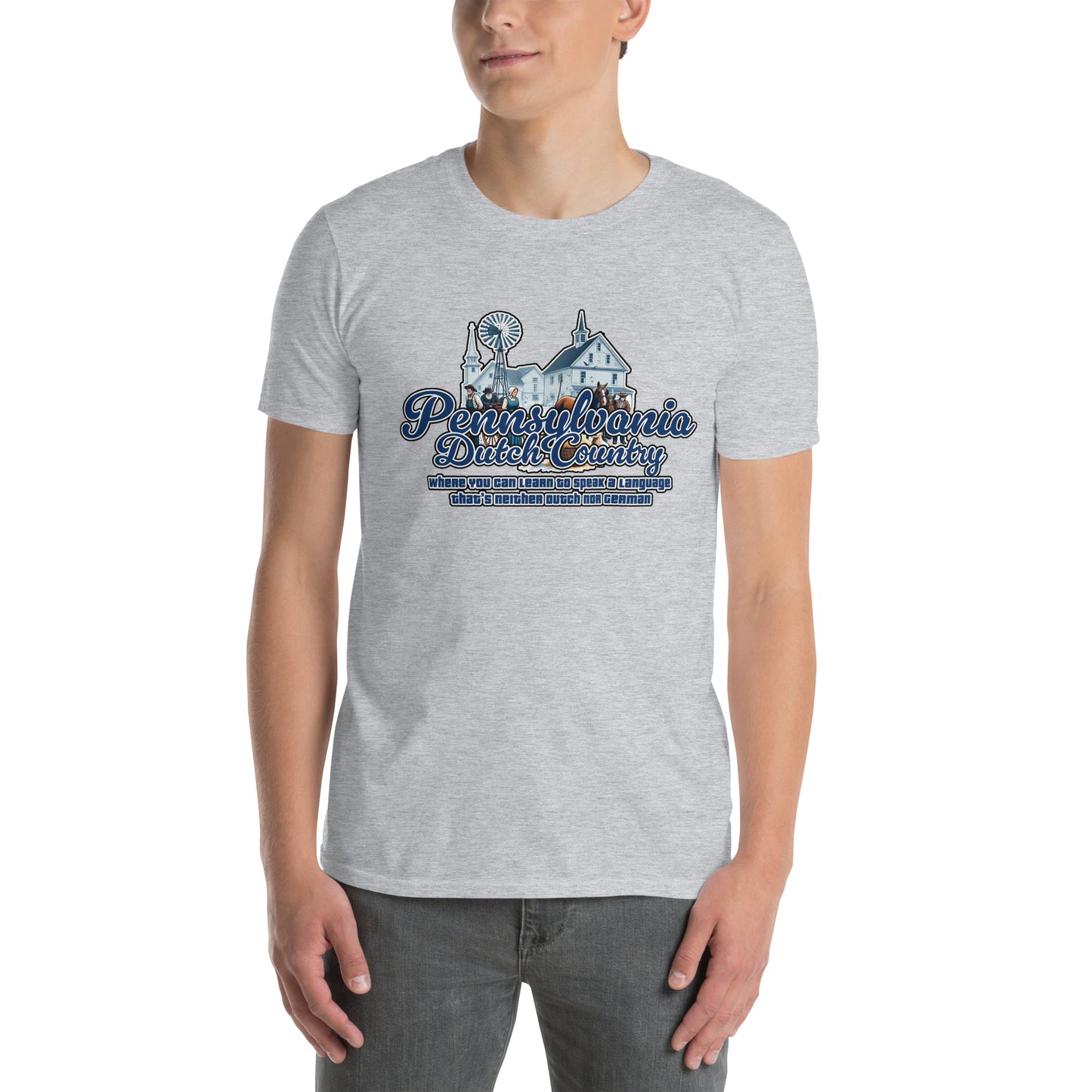 The Pennsylvania Dutch Paradox Graphic T-Shirt Sport Grey