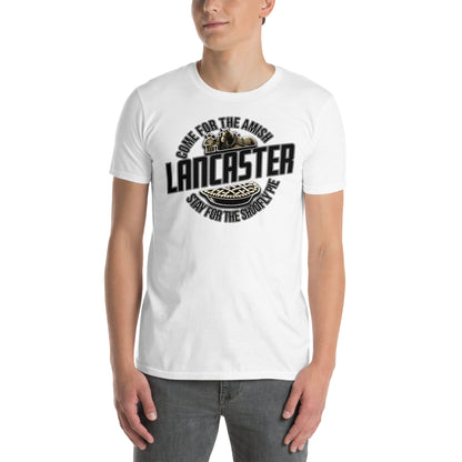 Come for the Amish, Stay for the Pie Graphic T-Shirt White