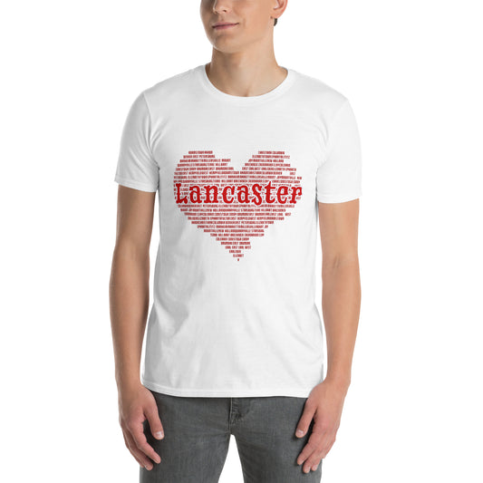 The Heart of Lancaster County Graphic T-Shirt White