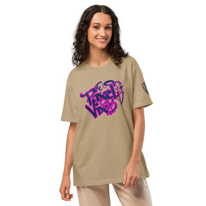 Pixel Vix Cyberpunk Techwear Heavyweight Oversized Graphic T-Shirt