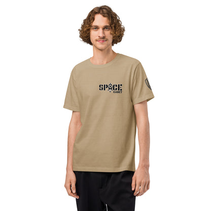 Space Cadet Neon Voyager Techwear Heavyweight Oversized Graphic T-Shirt