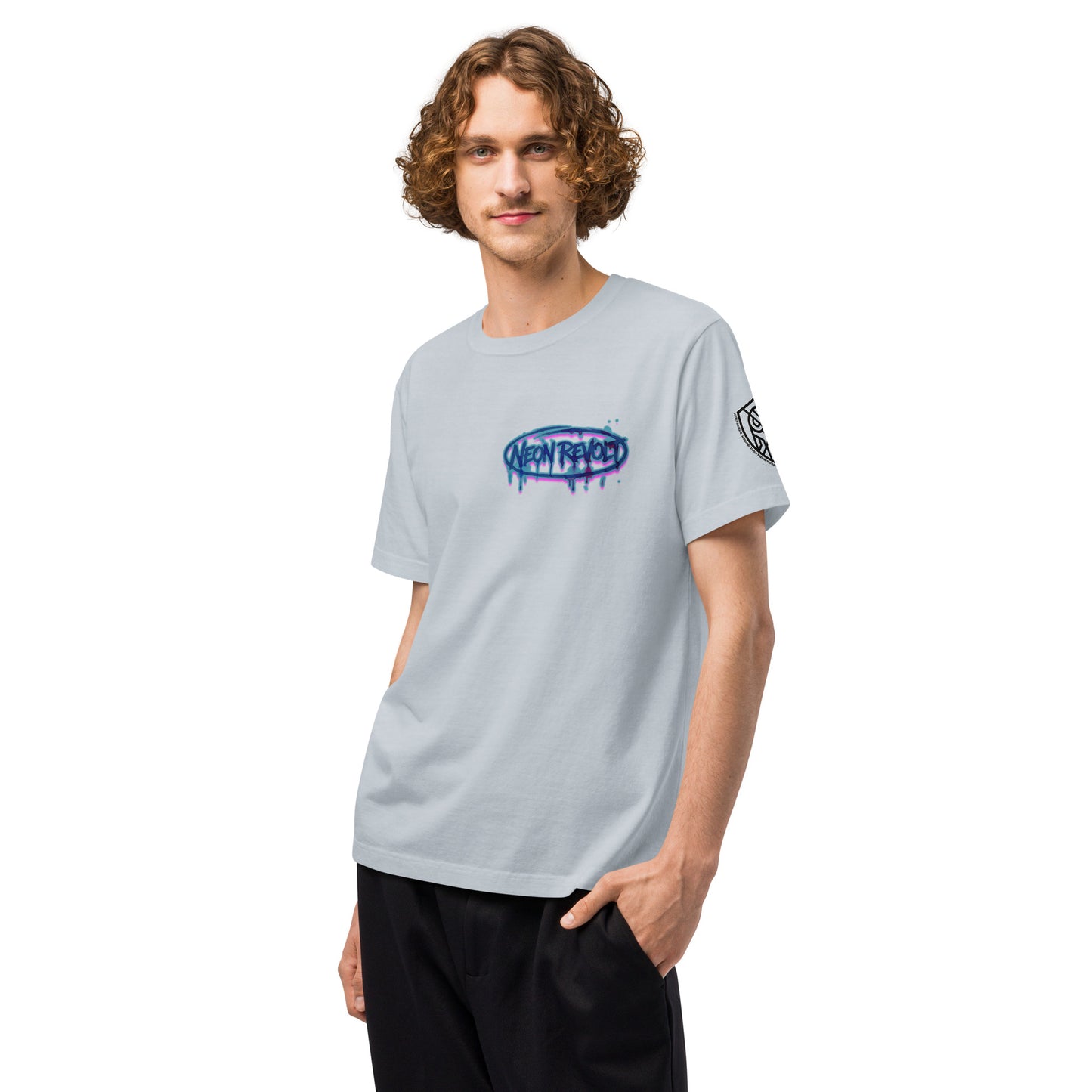 Neon Revolt Techwear Heavyweight Oversized Graphic T-Shirt