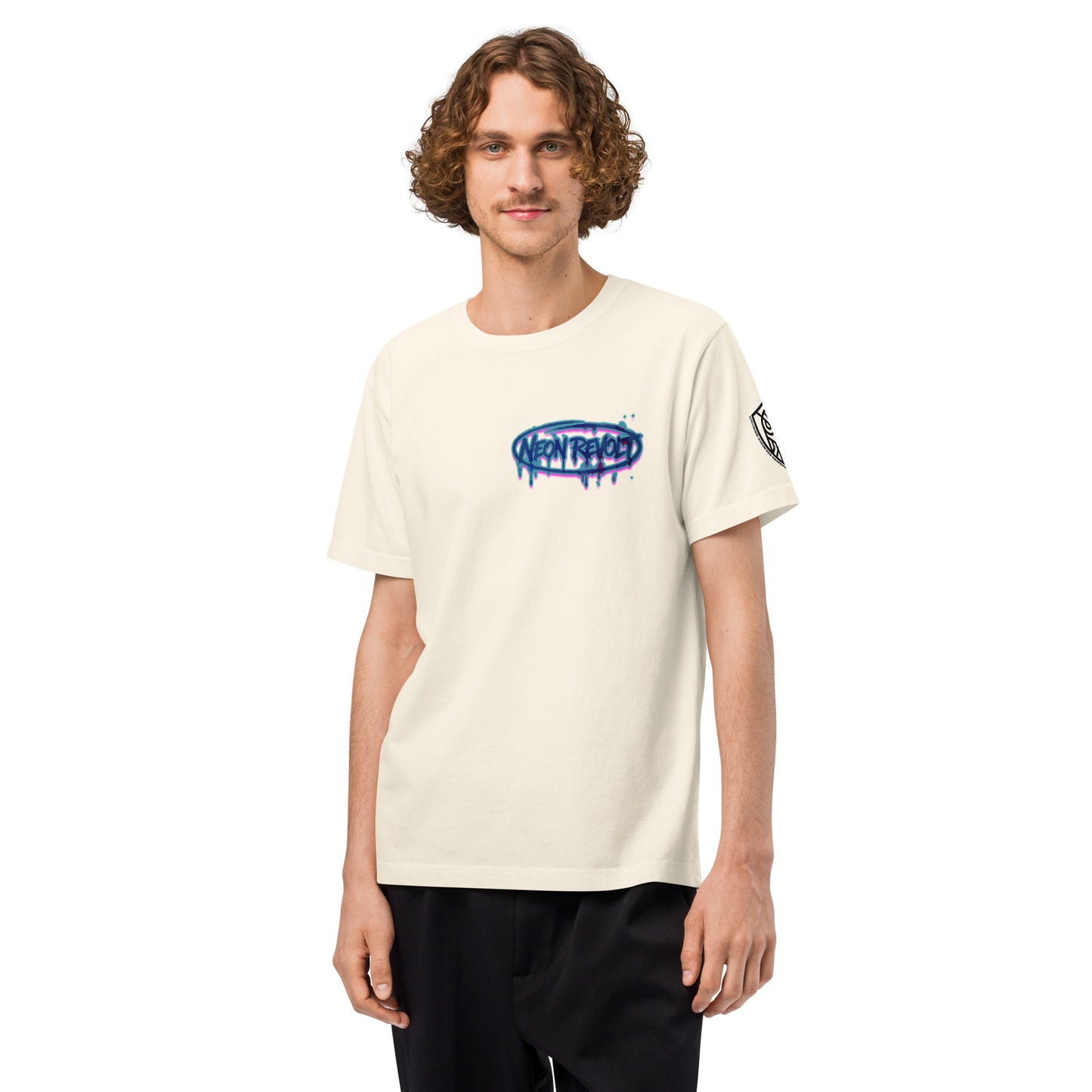 Neon Revolt Techwear Heavyweight Oversized Graphic T-Shirt