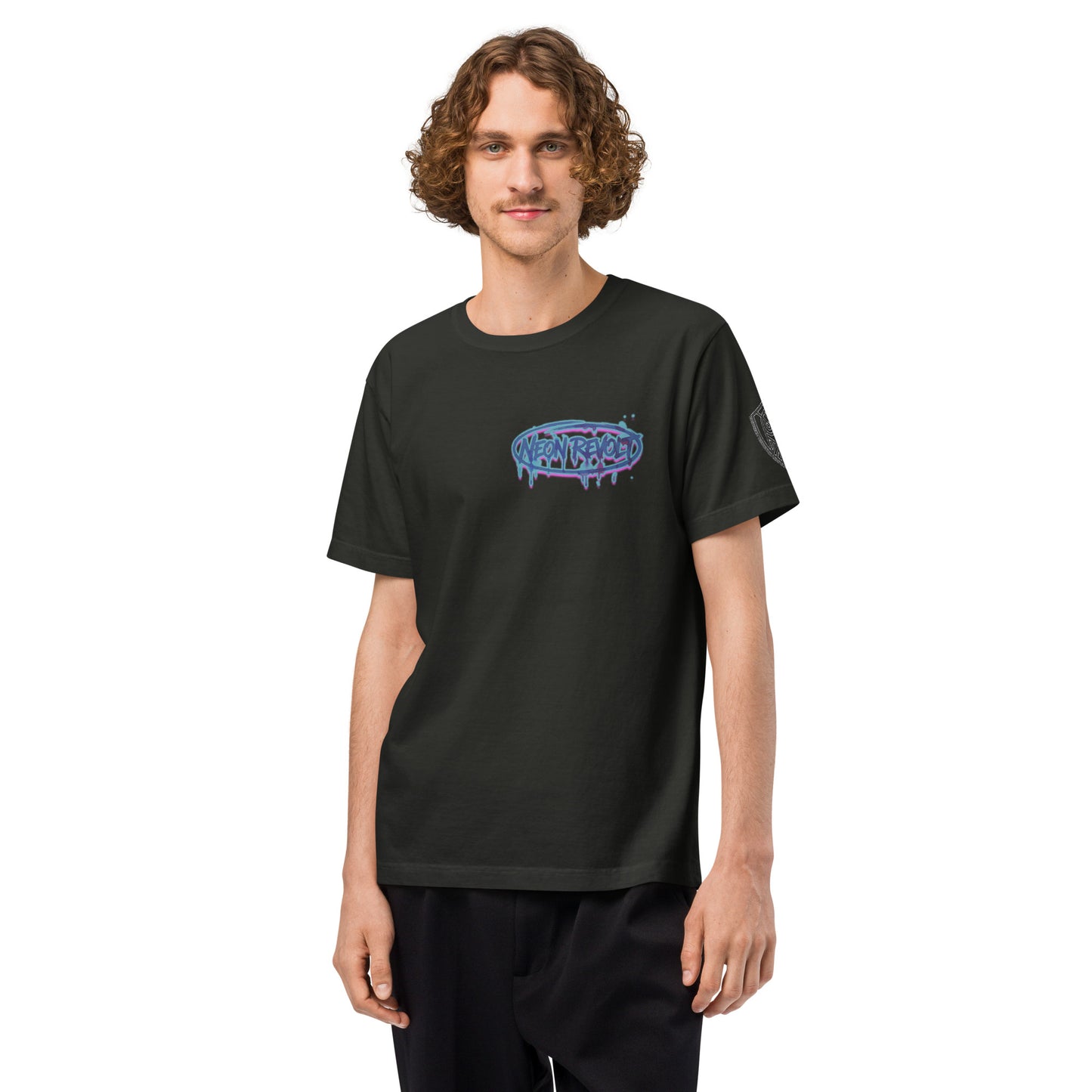 Neon Revolt Techwear Heavyweight Oversized Graphic T-Shirt