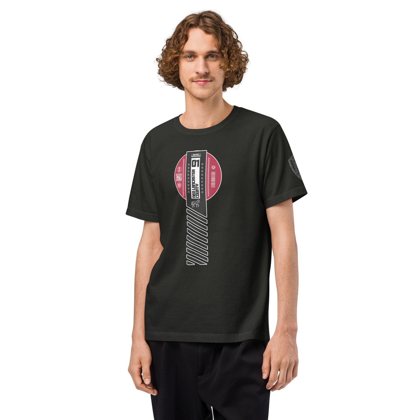 Neo Lancaster County Heavyweight Oversized Graphic T-Shirt Washed Black