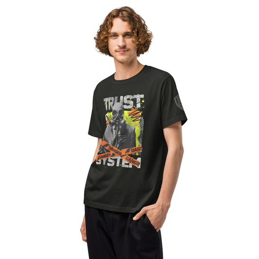 Trust The System Heavyweight Oversized Graphic T-Shirt