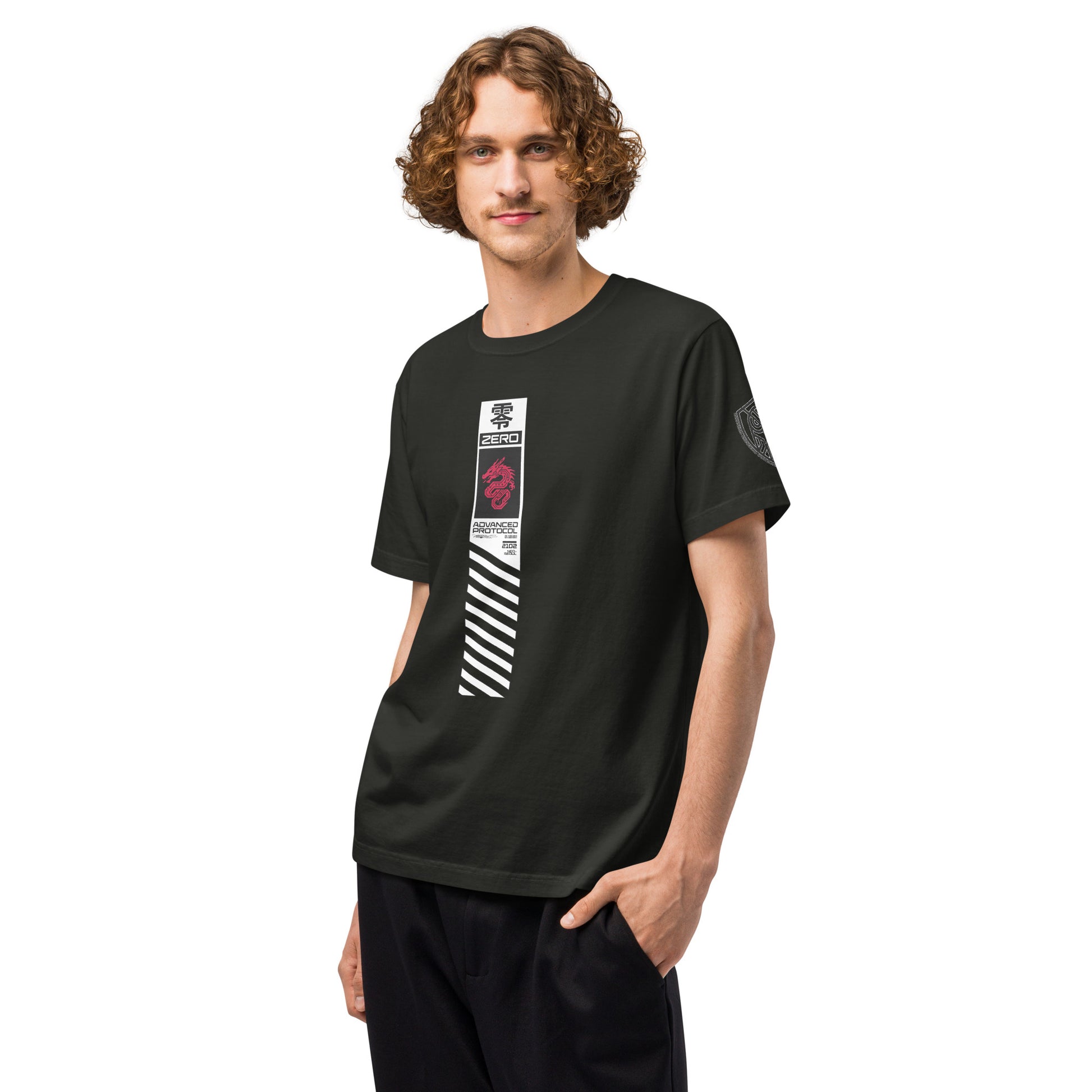 Sector Zero Heavyweight Oversized Graphic T-Shirt Washed Black