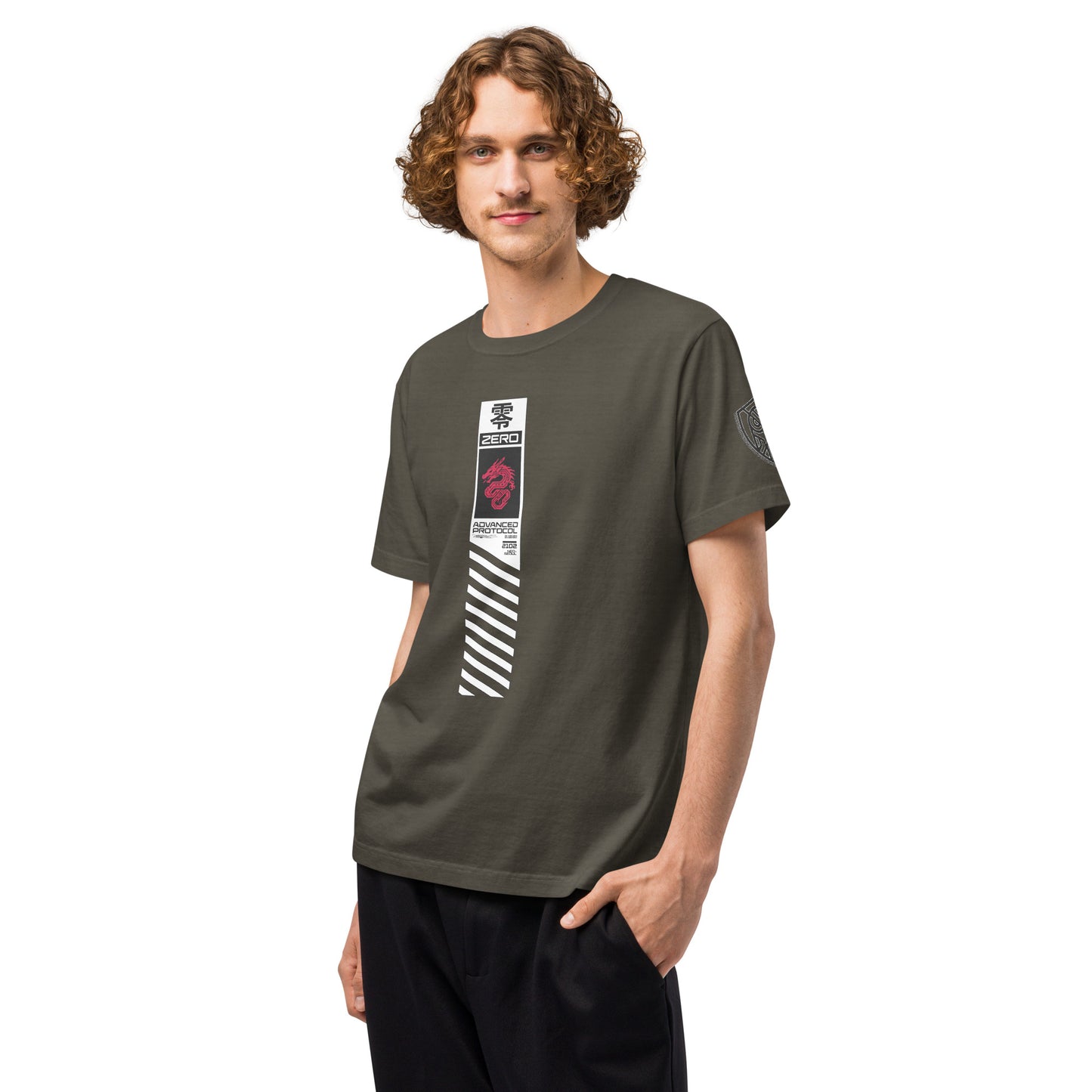 Sector Zero Heavyweight Oversized Graphic T-Shirt Washed Charcoal