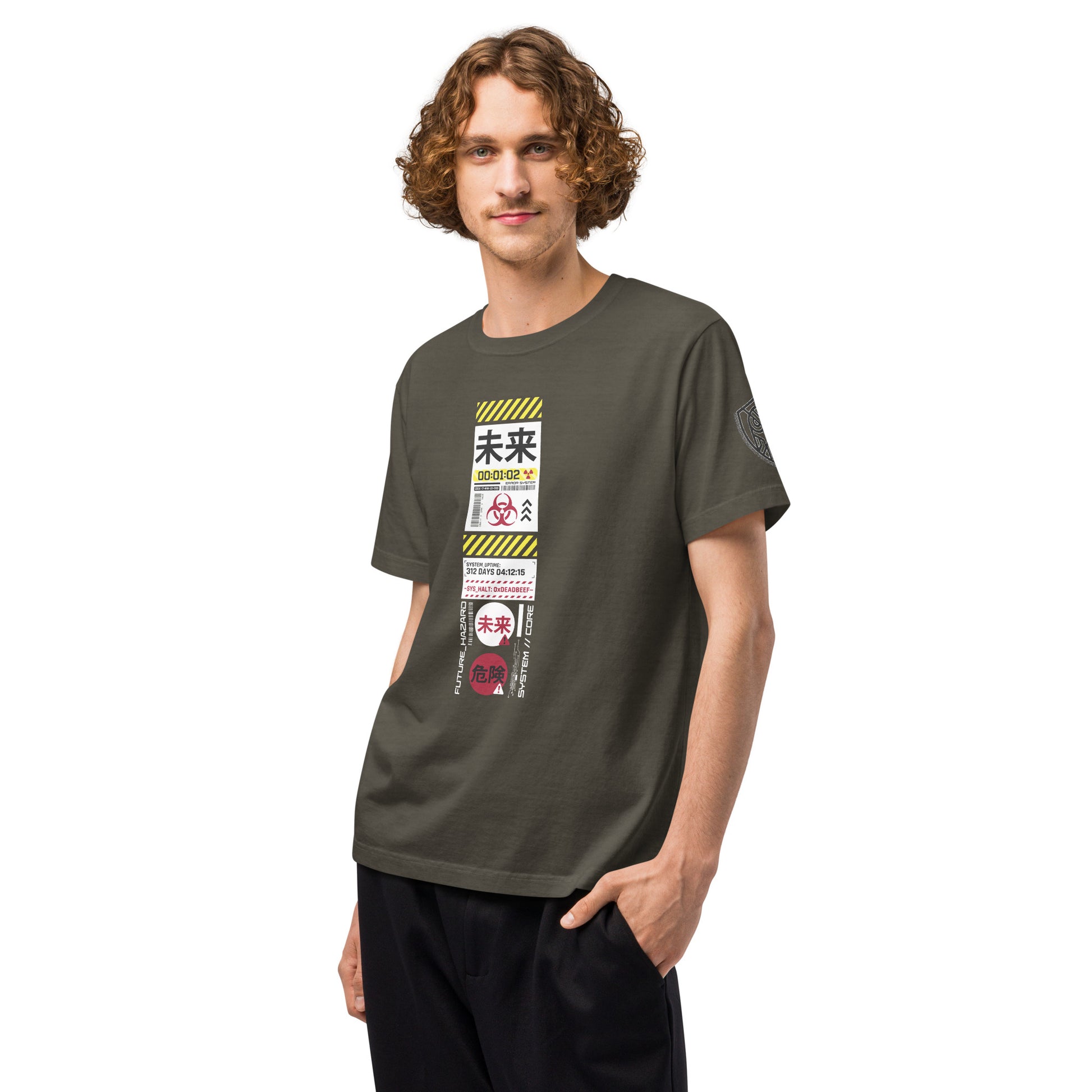 Future Hazard Heavyweight Oversized Graphic T-Shirt