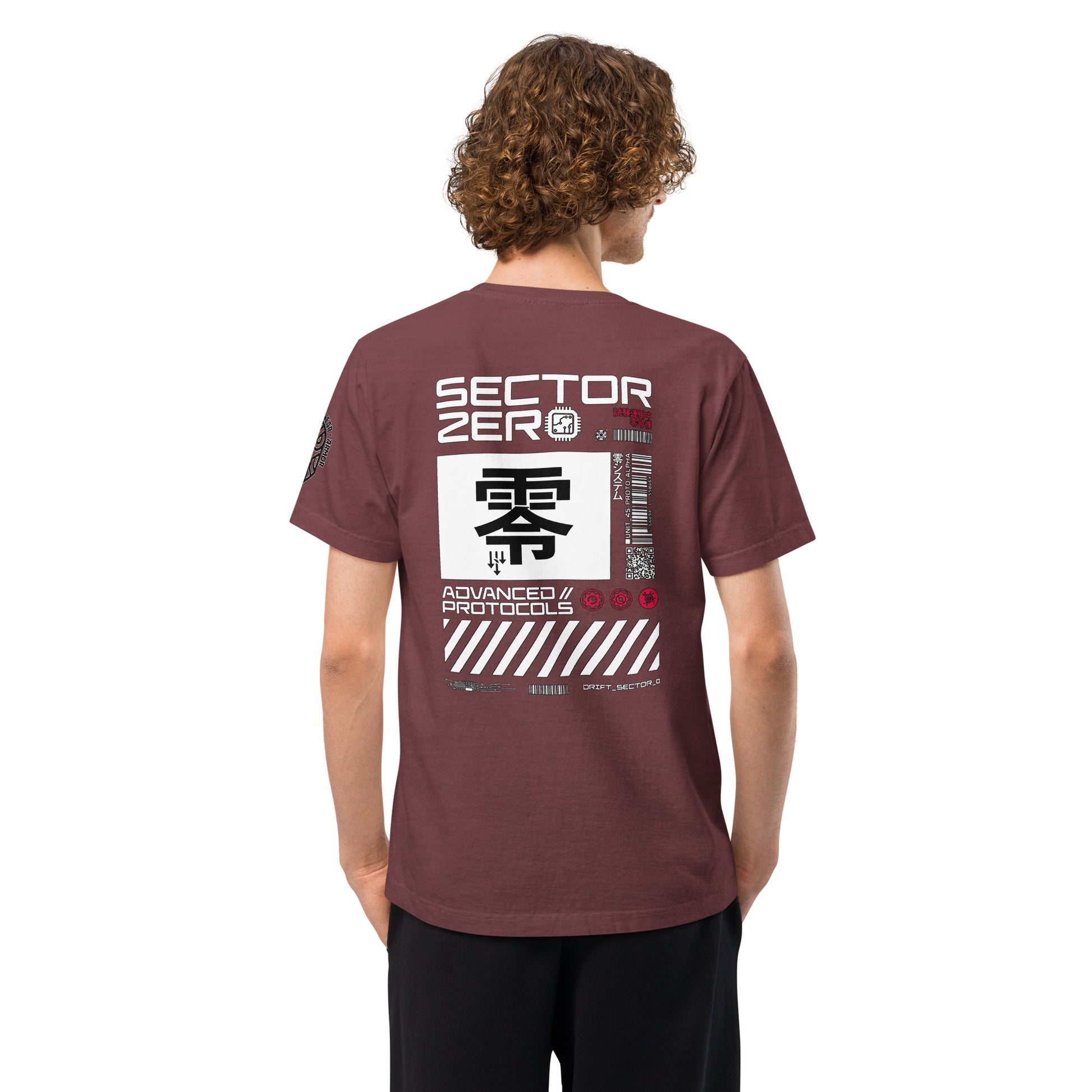 Sector Zero Heavyweight Oversized Graphic T-Shirt