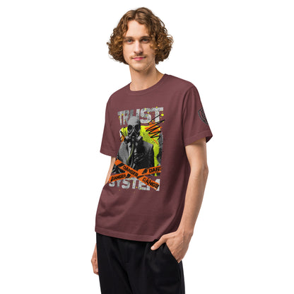 Trust The System Heavyweight Oversized Graphic T-Shirt