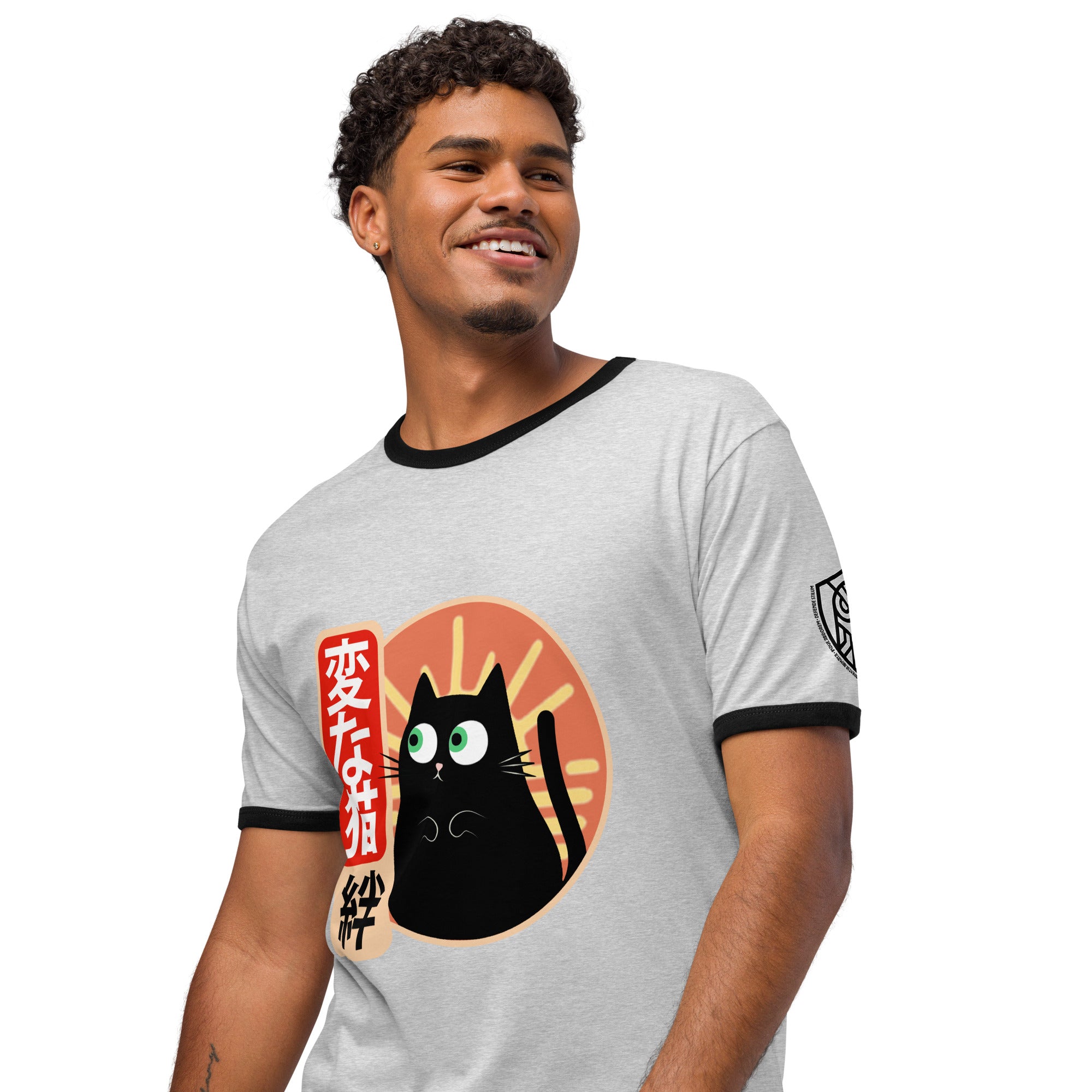 Strange Cat Bond Retro Japanese Graphic T-Shirt – Hoplon Designs