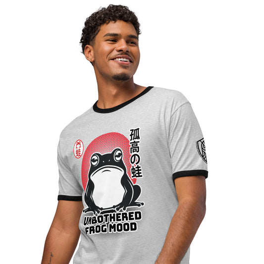 Unbothered Frog Mood Japanese Graphic T-Shirt