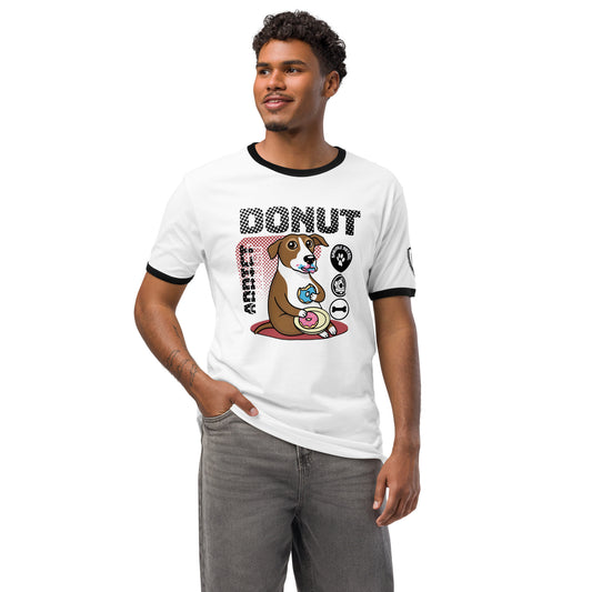 Donut Addict Graphic T-Shirt White Black