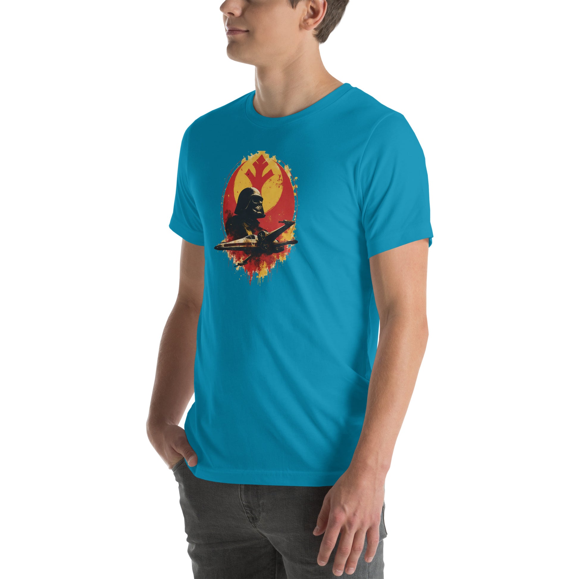 Galactic Ascent Sci-fi Graphic T-Shirt
