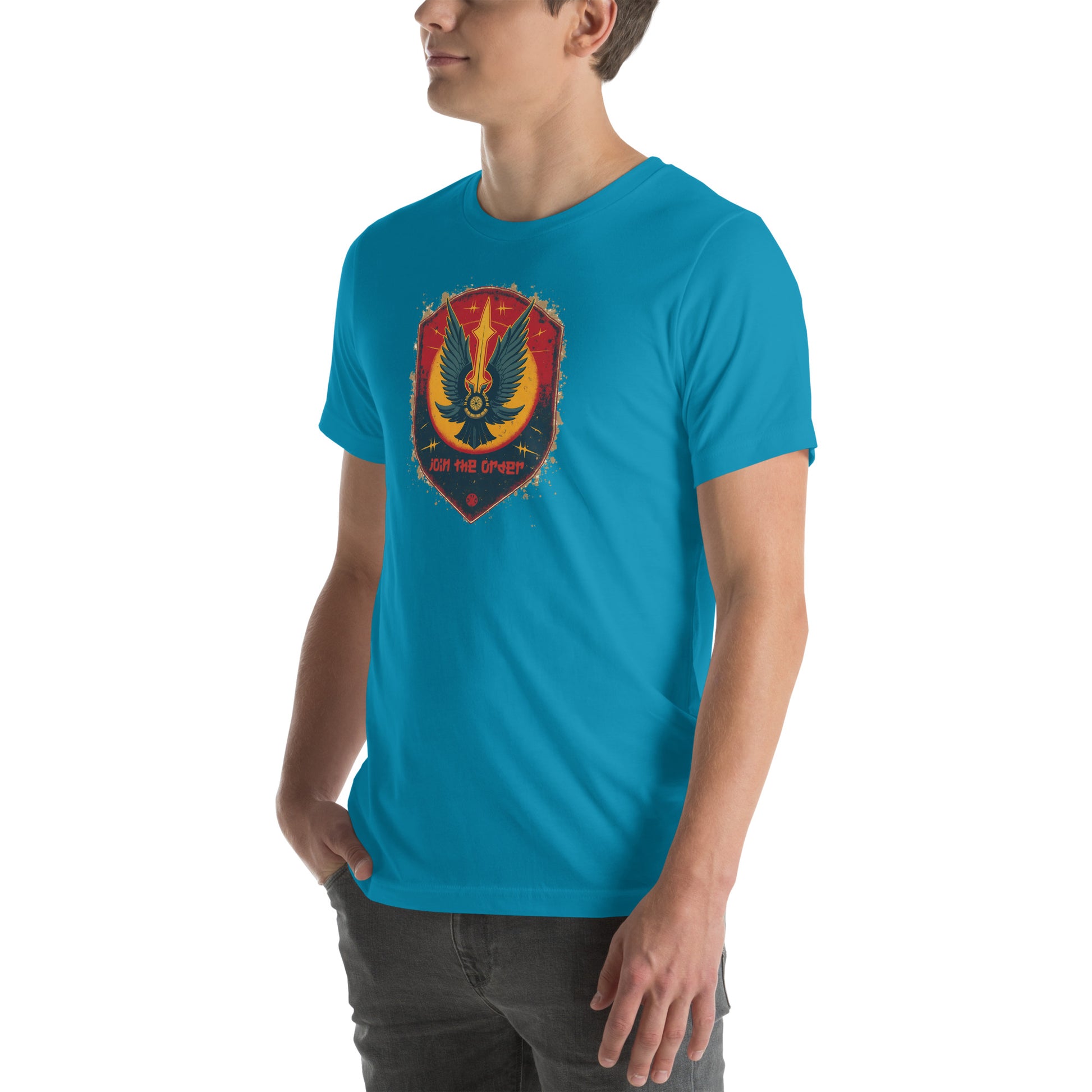 Join the Galactic Order Sci-Fi Graphic T-Shirt