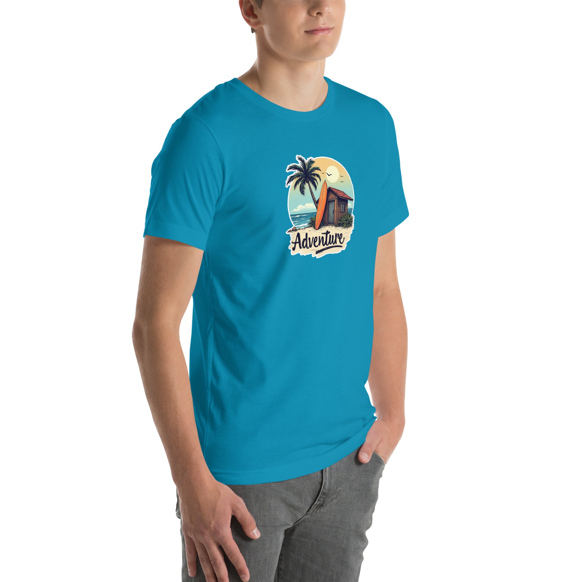 Coastal Vibes Retro Graphic T-Shirt