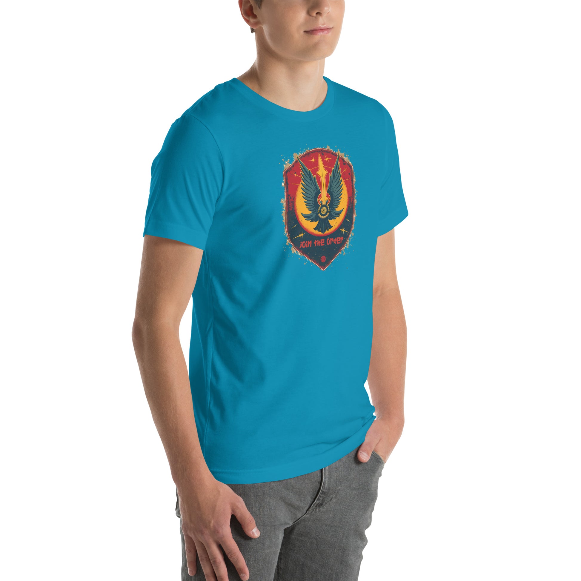 Join the Galactic Order Sci-Fi Graphic T-Shirt