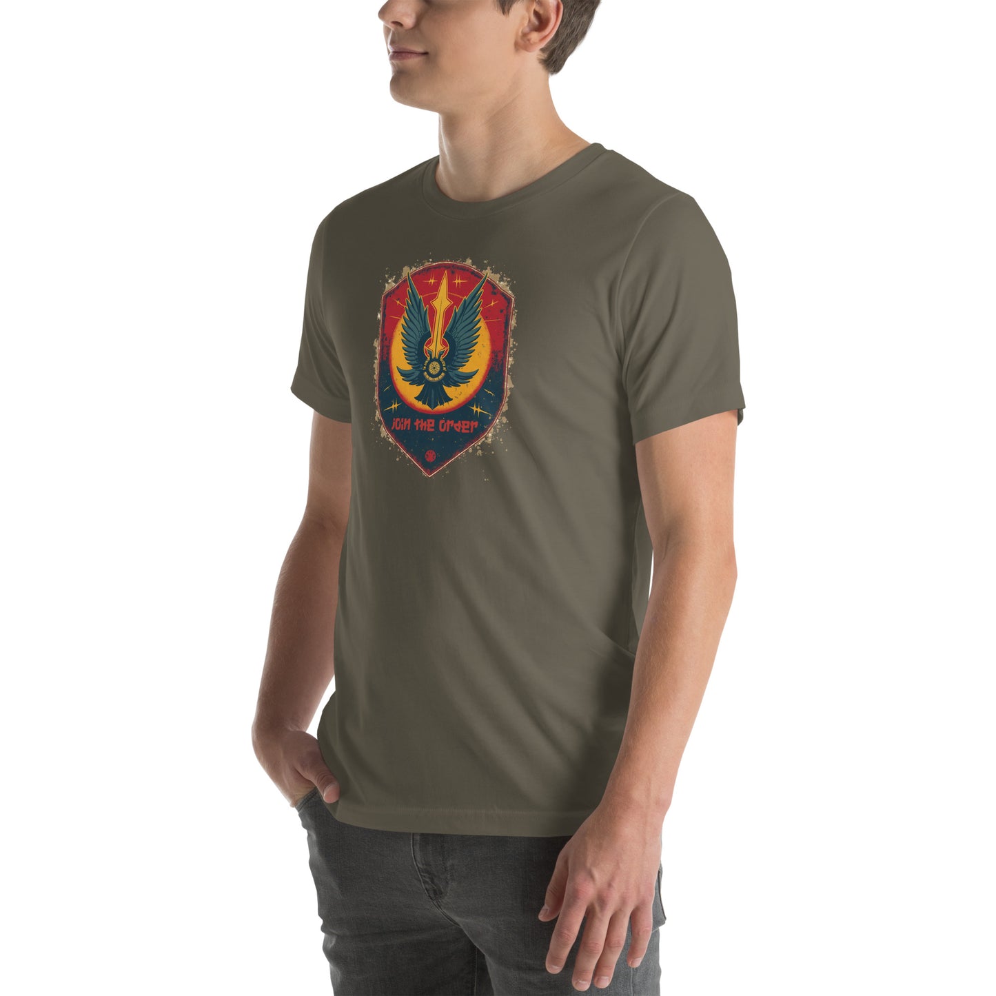 Join the Galactic Order Sci-Fi Graphic T-Shirt