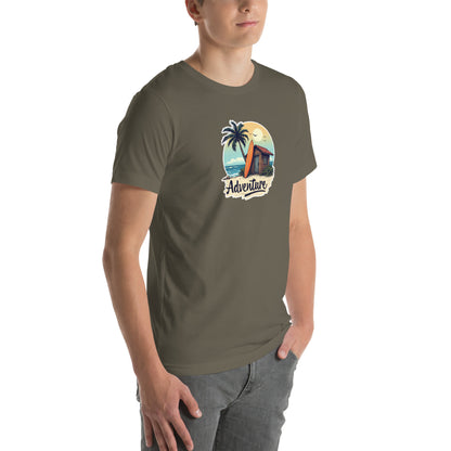 Coastal Vibes Retro Graphic T-Shirt
