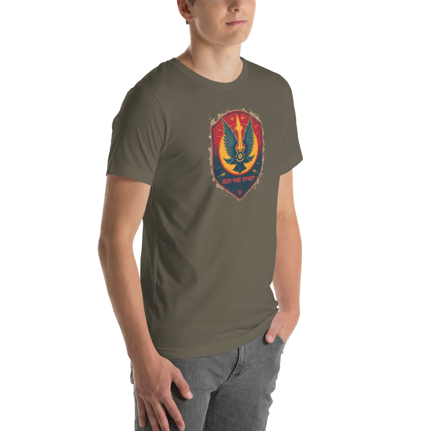 Join the Galactic Order Sci-Fi Graphic T-Shirt