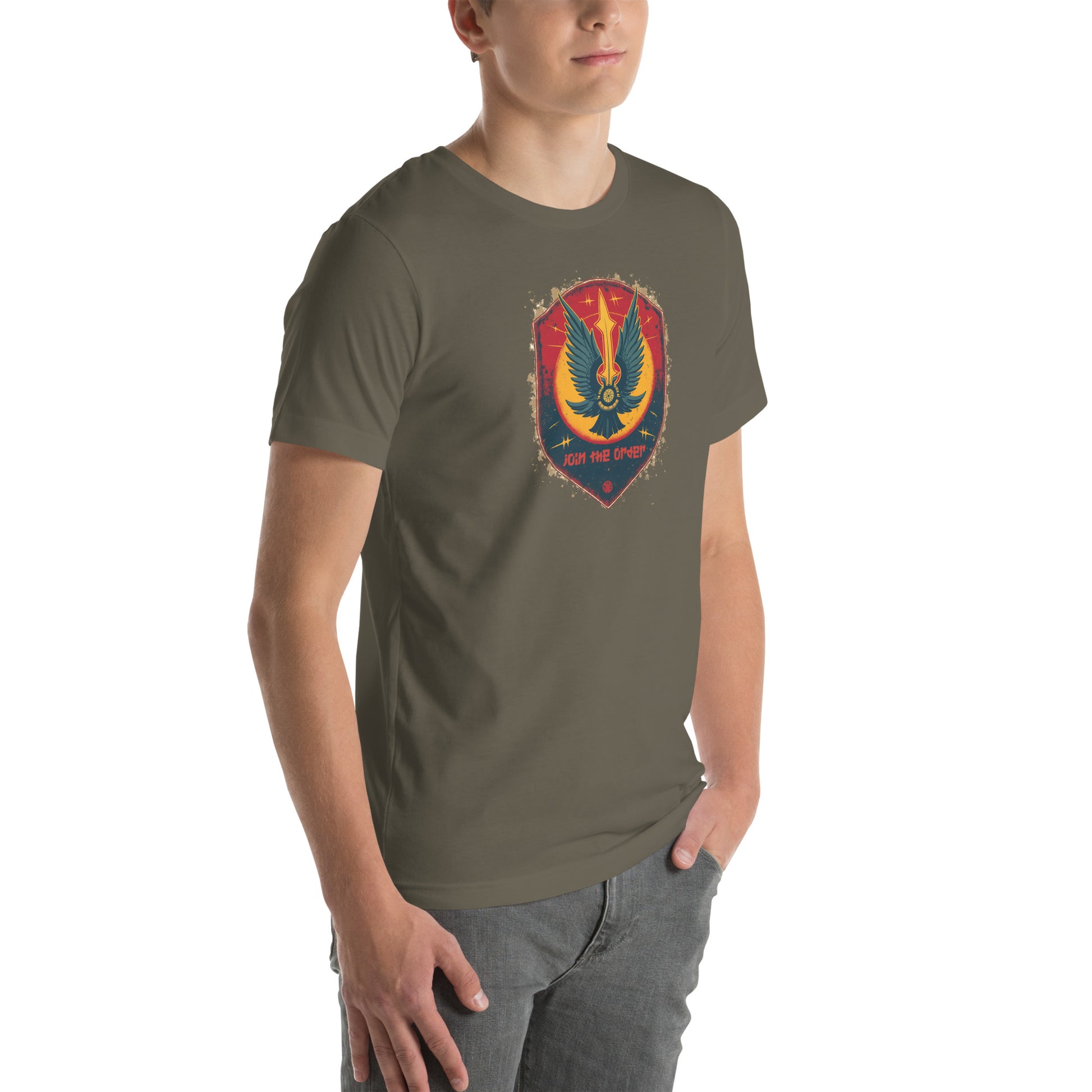 Join the Galactic Order Sci-Fi Graphic T-Shirt