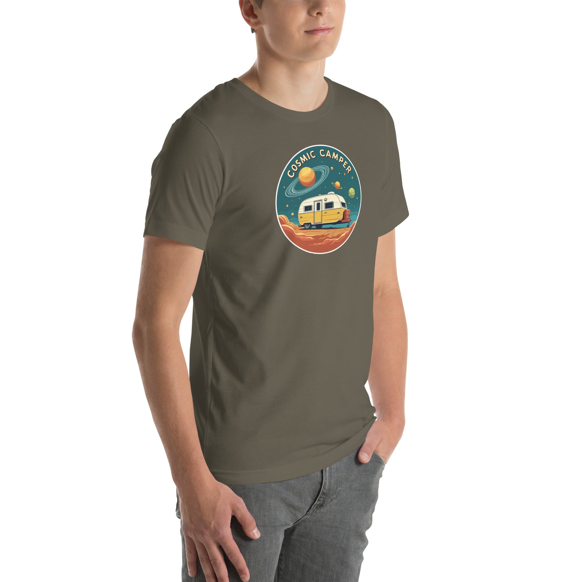 Cosmic Camper Retro Graphic T-Shirt