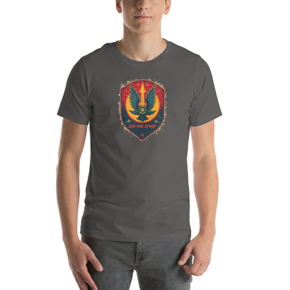 Join the Galactic Order Sci-Fi Graphic T-Shirt Asphalt Adults