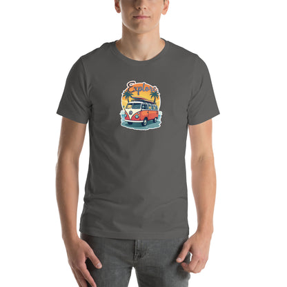 Wanderlust Retro Graphic T-Shirt Asphalt Adults