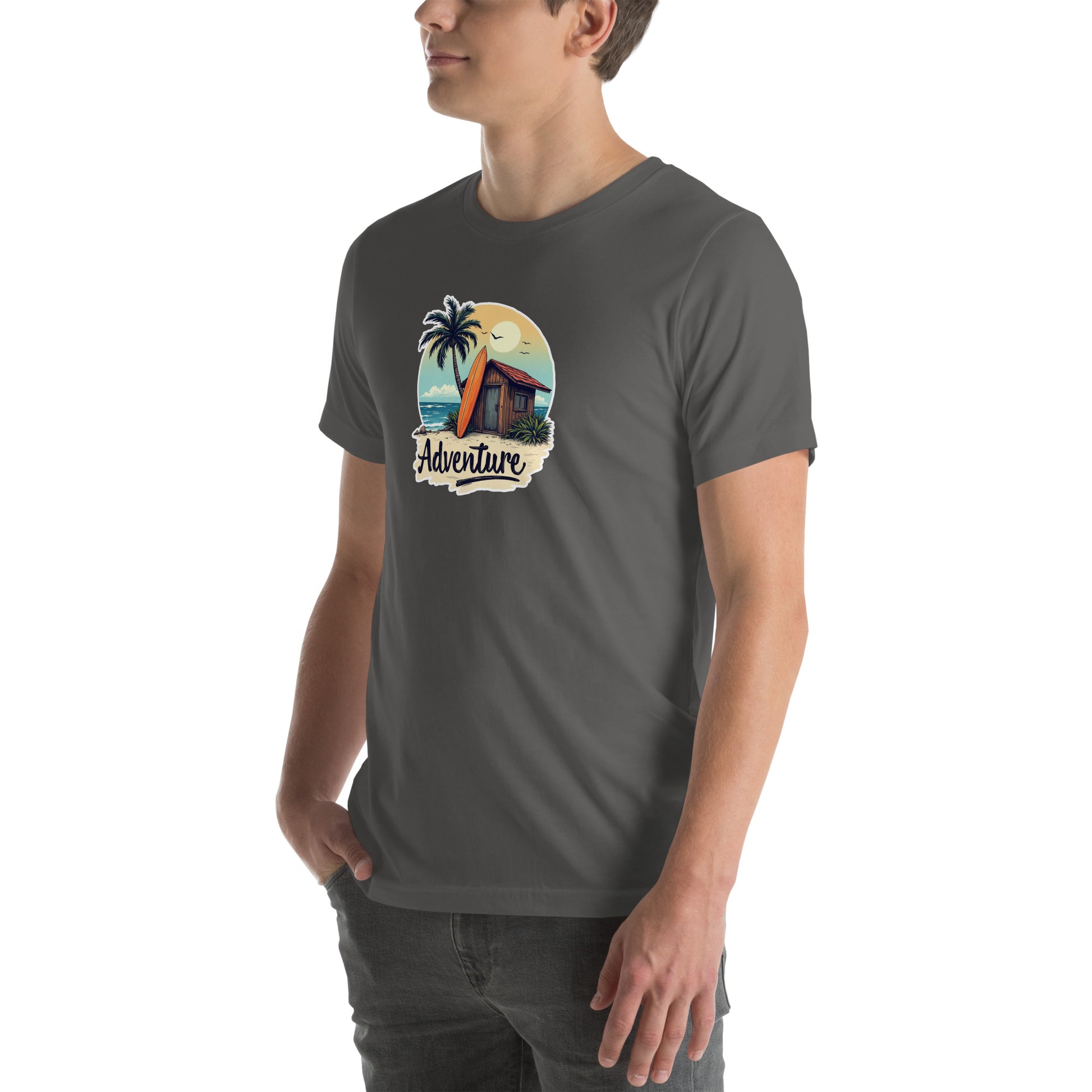 Coastal Vibes Retro Graphic T-Shirt