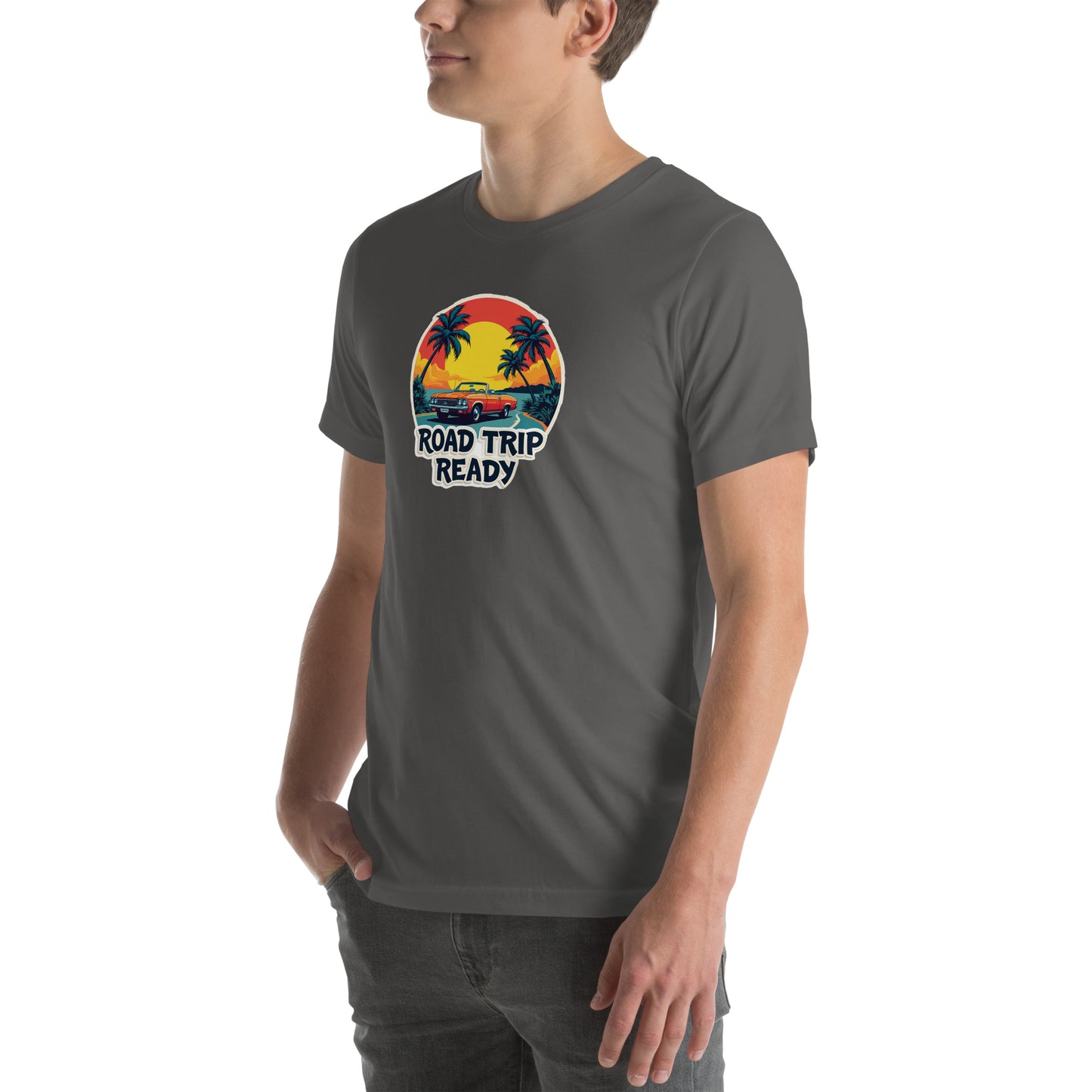 Chrome Dreams Road Trip Retro Graphic T-Shirt