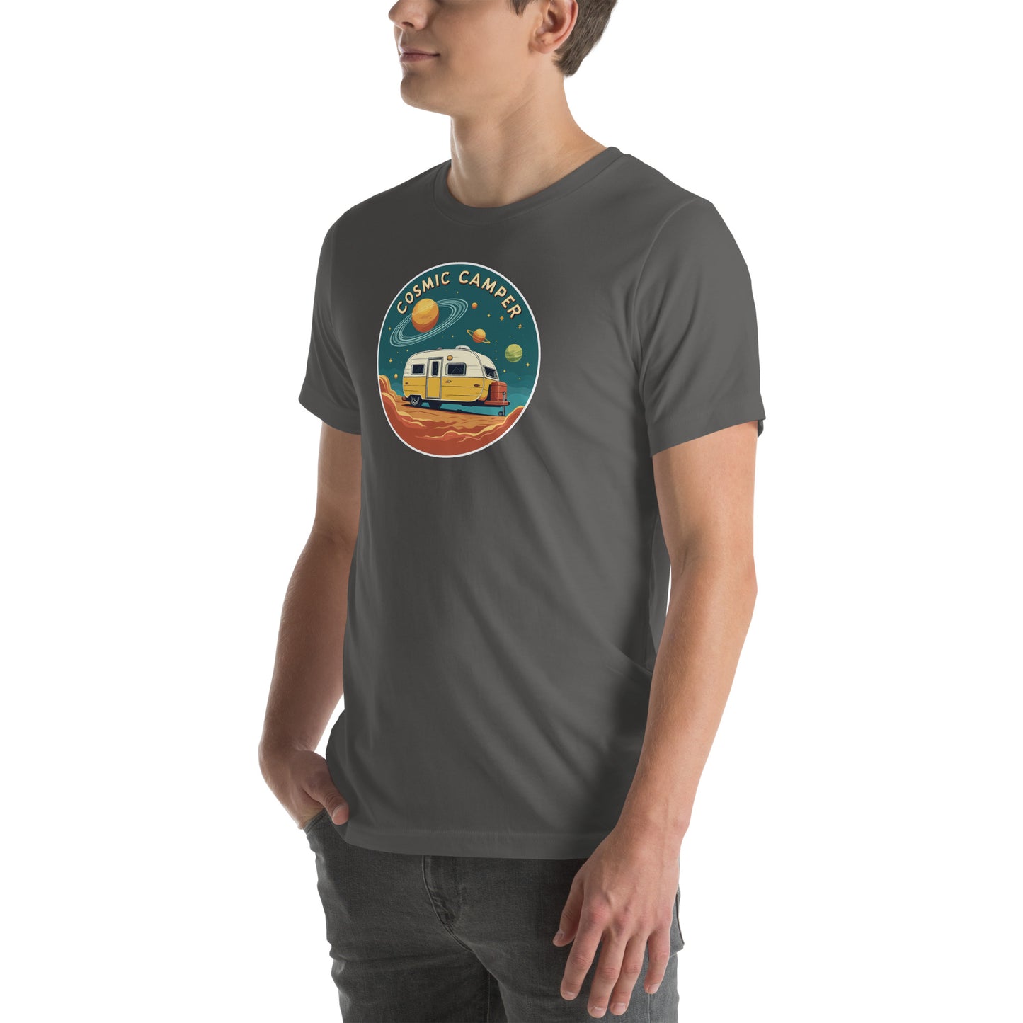 Cosmic Camper Retro Graphic T-Shirt