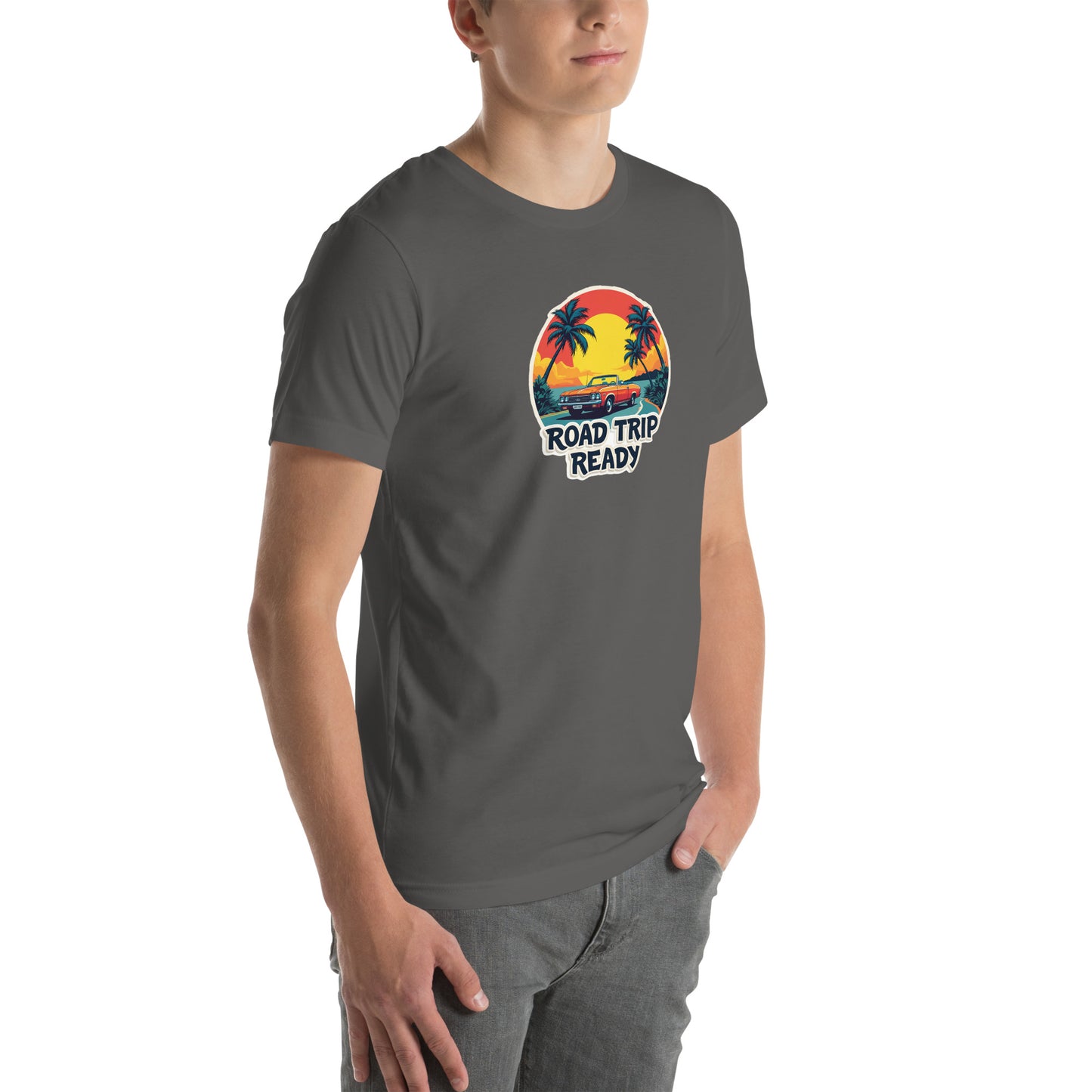 Chrome Dreams Road Trip Retro Graphic T-Shirt