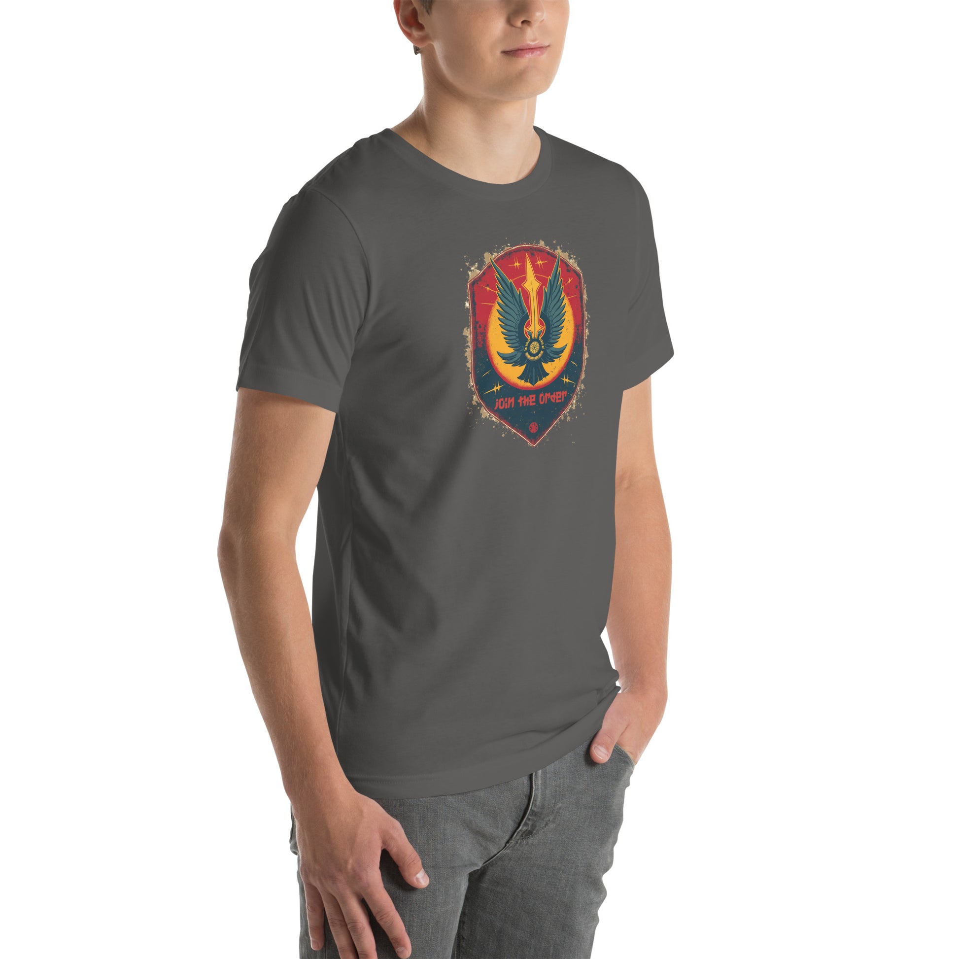 Join the Galactic Order Sci-Fi Graphic T-Shirt