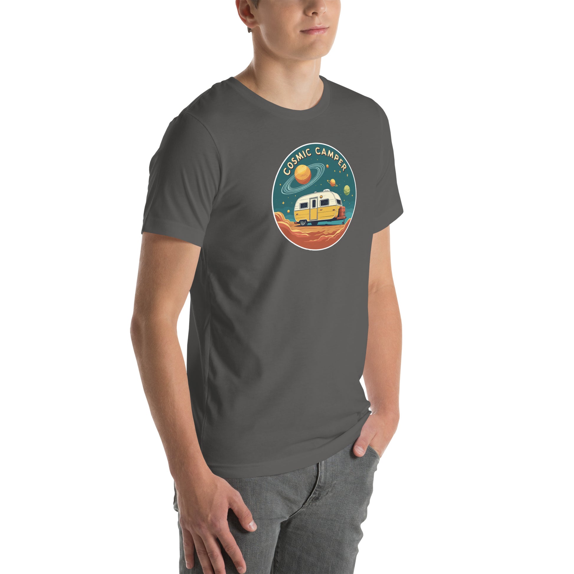 Cosmic Camper Retro Graphic T-Shirt