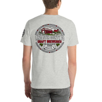 Lancaster County Craft Breweries Graphic T-Shirt Athletic Heather