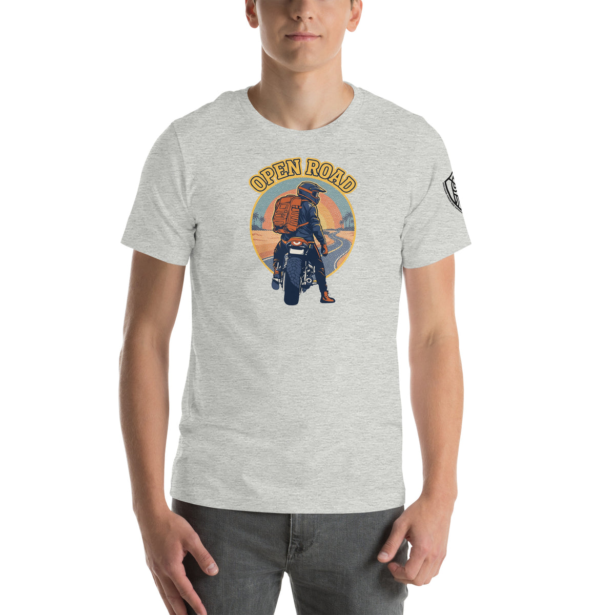 Open Road Graphic T-Shirt Athletic Heather