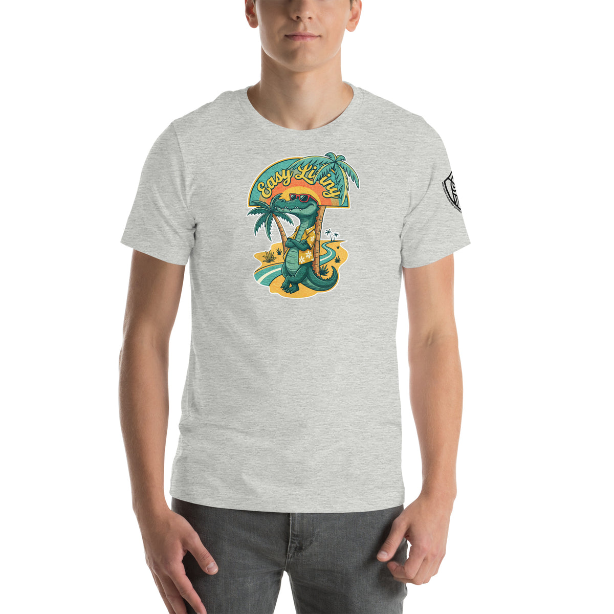 Easy Living Graphic T-Shirt Athletic Heather